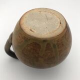 PITCHER Jug in PUISAYE stoneware signed Paul Jeanneney