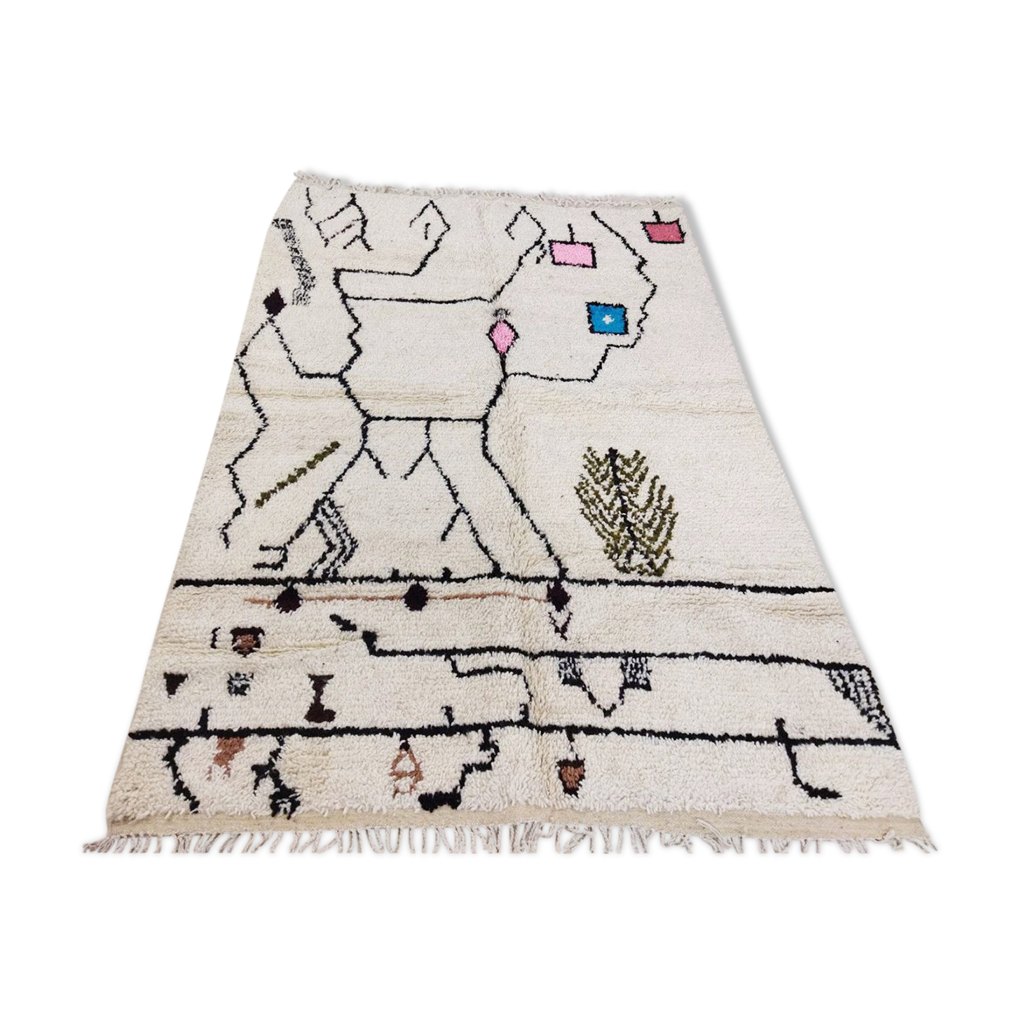 Moroccan berber carpet 244x164cm