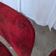 Cesca Style Dining Chair: Red Fabric, Tubular Frame, 1970s ( 2 in stock)