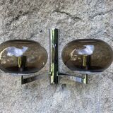 Pair of Amilux space age wall lights, 1970s