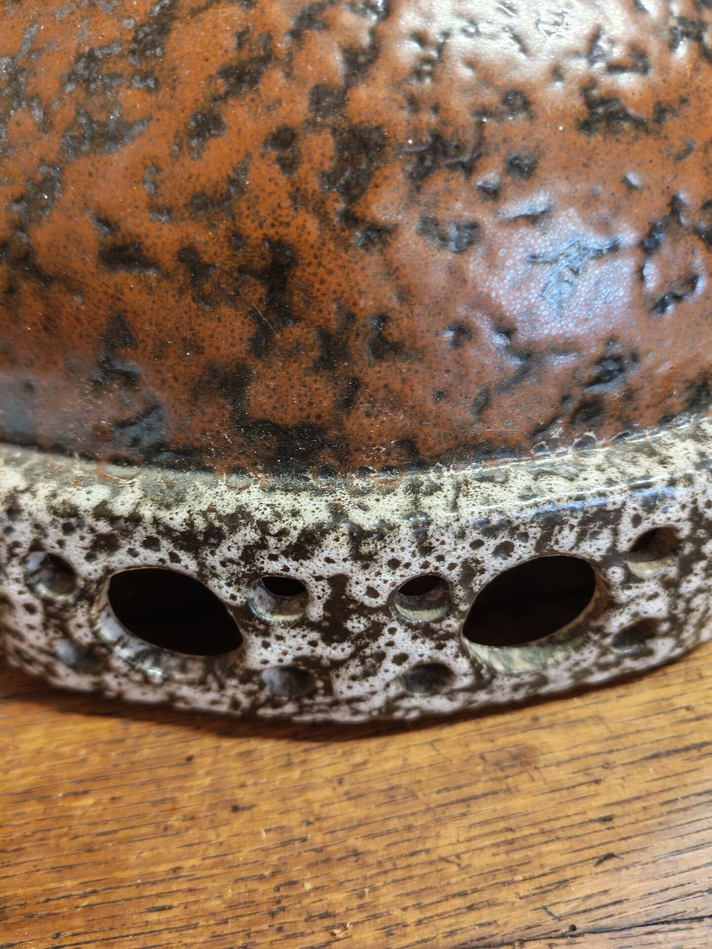 Suspension UFO Fat Lava in ceramic Germany 1960