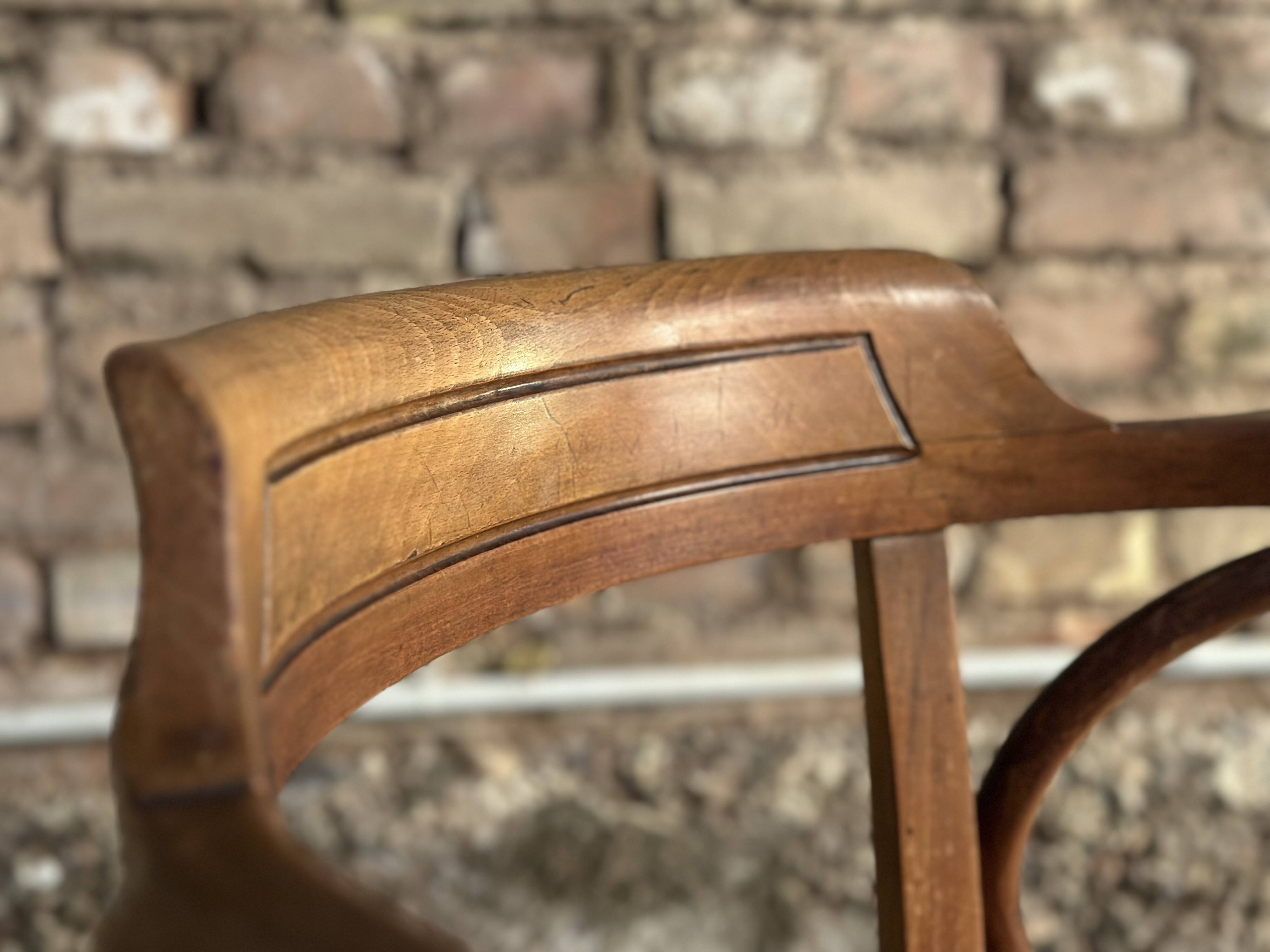 Beech armchair J&J Kohn