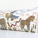 Vintage embroidered cushion cover 46x89 cm