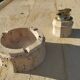 Vintage Ashtray & Lighter Duo in Travertine – Italy, 1970