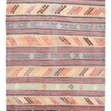 Turkish Vintage Kilim Rug, 169x211 Cm