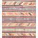 Turkish Vintage Kilim Rug, 169x211 Cm