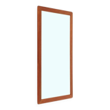 Filigree mid-century teak mirror by Aarhus Glasimport og Glassliberi A/S / Danish modern design / 1960s / 1970s