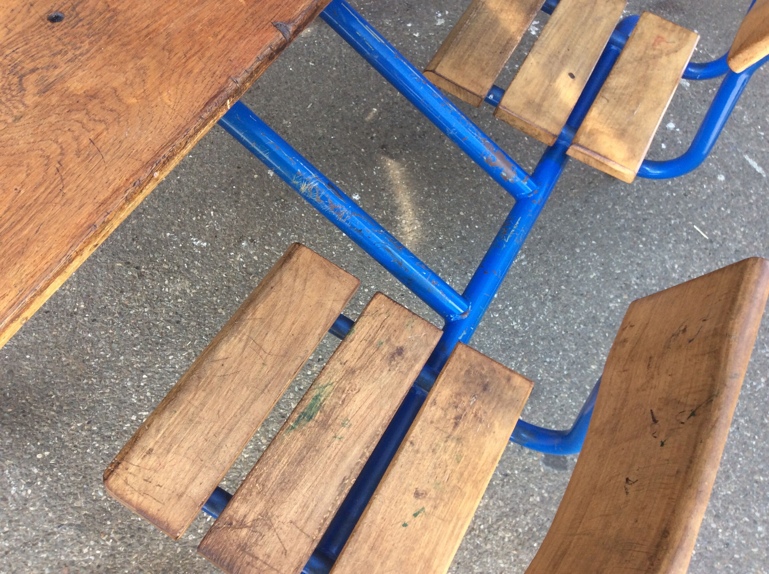 School desk vintage