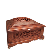 Chinese carved wood box