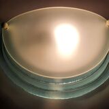 Paire d'appliques murales demi-lune vintage