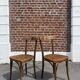 Bistro chair in turned wood, Thonet style