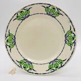 6 dessert plates Hippolyte Boulenger & Cie (HBC)