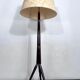 Wood tripod floor lamp, Italy, 1950s