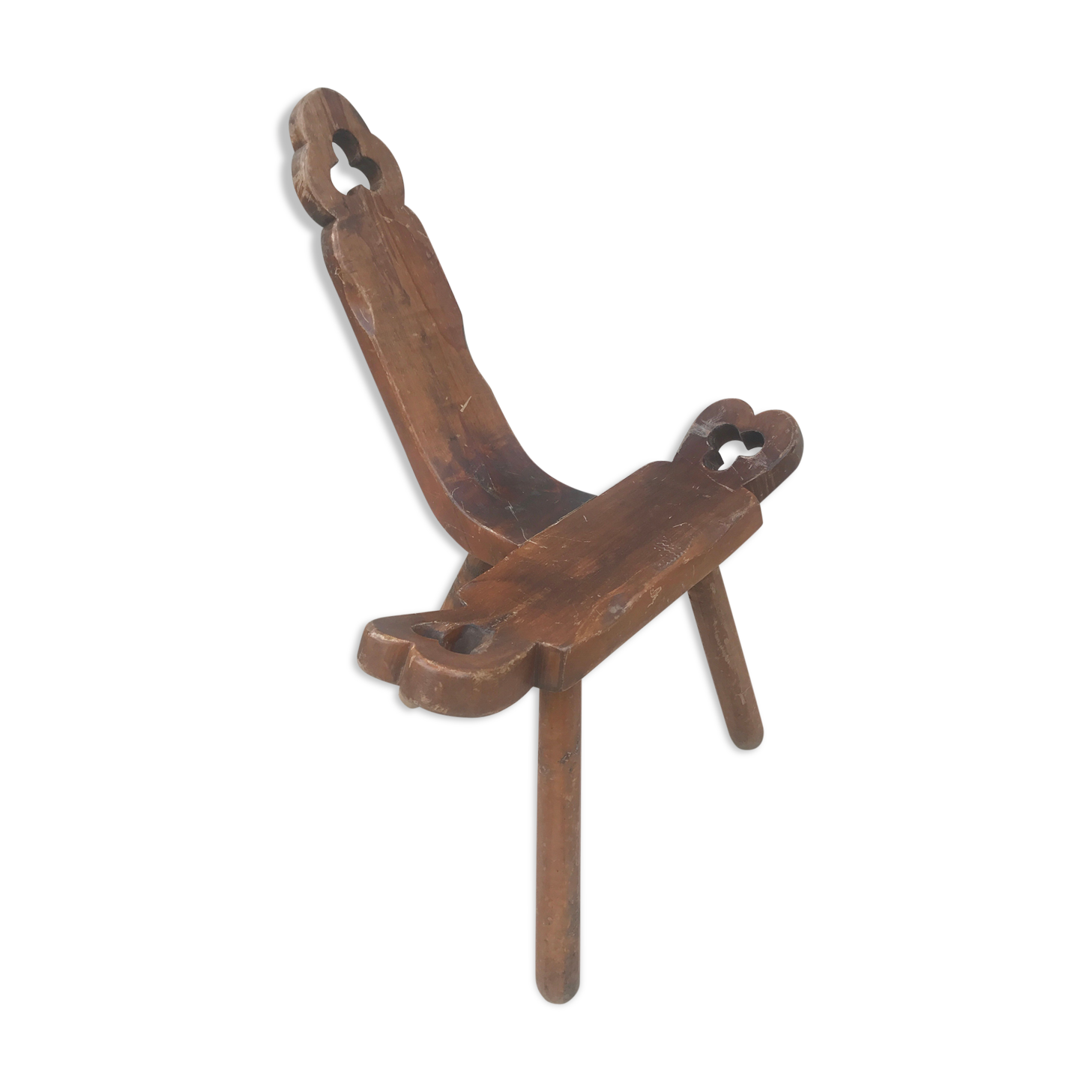 Brutalist tripod chair