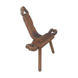 Brutalist tripod chair