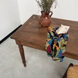 Old walnut bistro table
