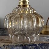 Amber glass pendant light