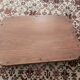 Antique teak tray: vintage
