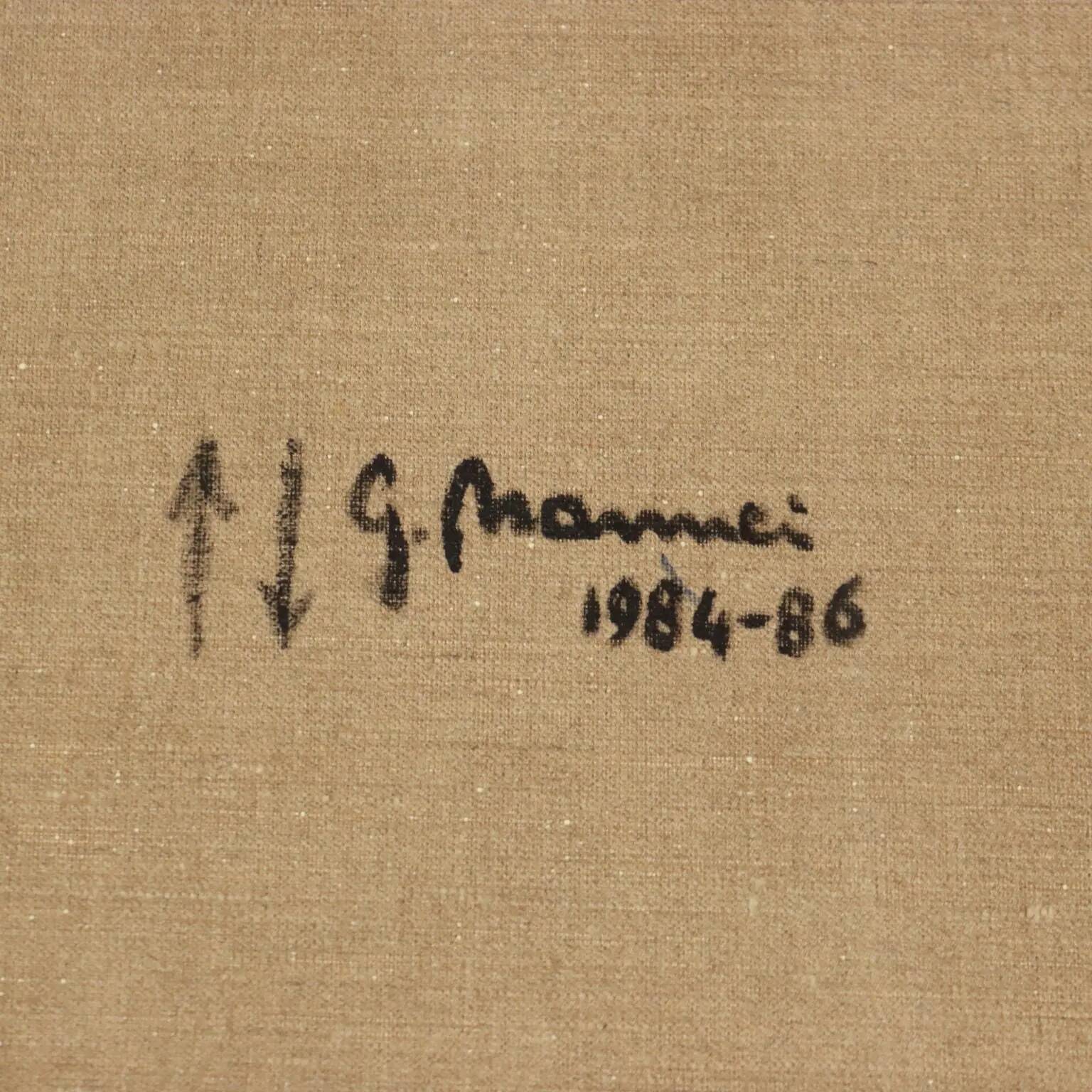 Contemporary artwork signed by Giorgio Nannei, Untitled, 1984-1986