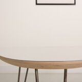 Coffee table classic format light gray laminate (95x63cm)