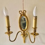 Louis XVI Wall Lamp Mirror Lucien Gau