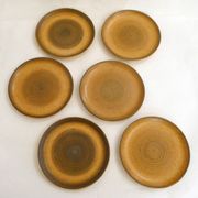Set de 6 petites assiettes en grès