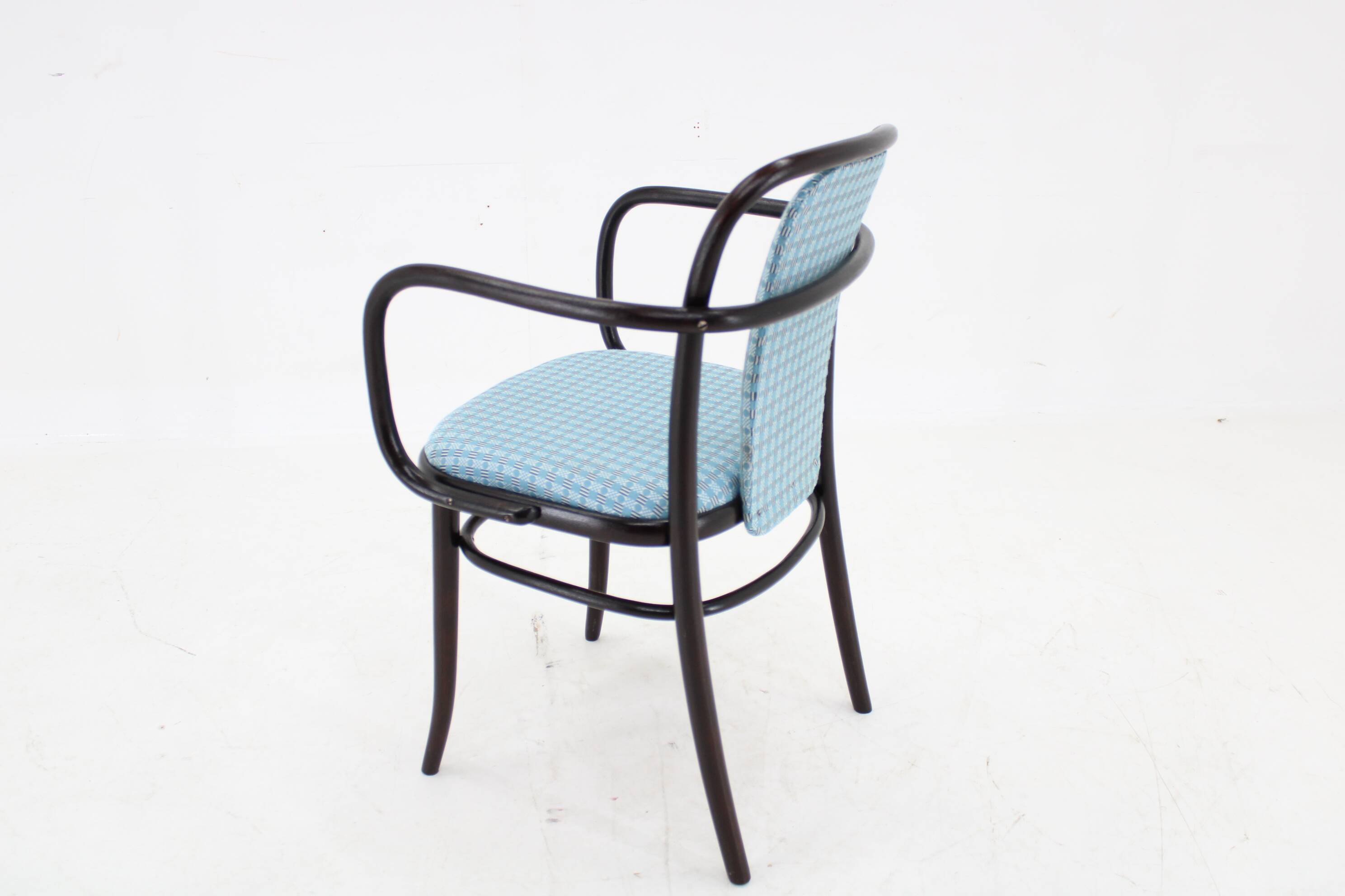 1970s Beech Bentwood Chair by Ton ,Czechoslovakia