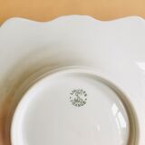 Large old limoges porcelain ashtray