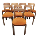 Suite of 8 Bruno Rey chairs