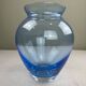 Azure blue vase