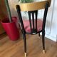 Redesigned powder pink bistro chair