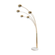 Italian 5-arm mid-century floor lamp
