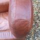 Pair of leather club chairs