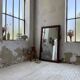 Late 19th century XL wooden mirror
