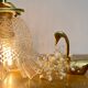 Vintage glass tulip walker