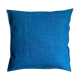 Coussin en coton bleu 40 cm