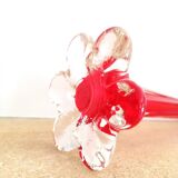 Red Soliflore Murano style, circa 1970
