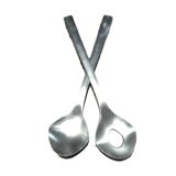 Large designer salad servers