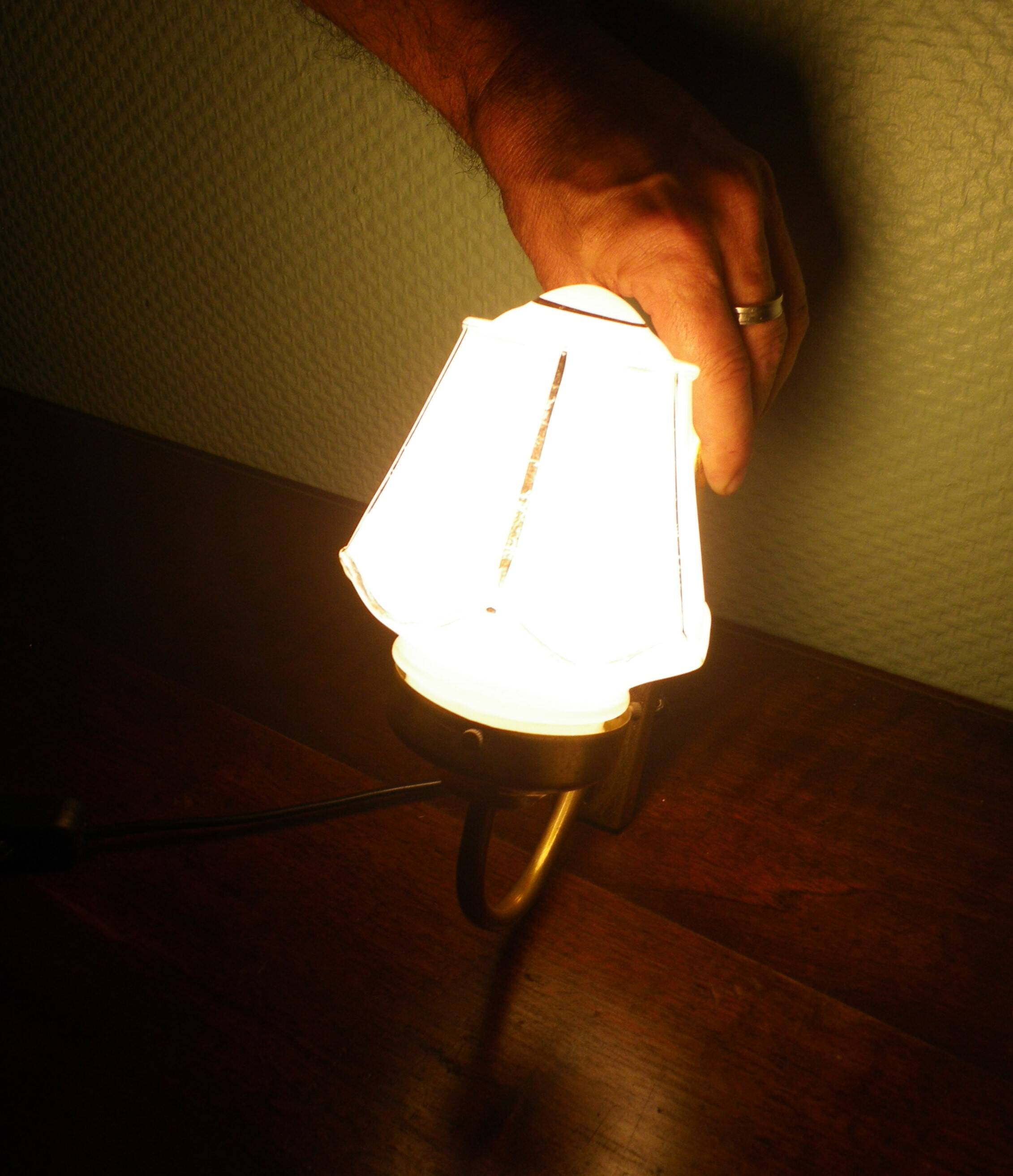 Set of 2 lights and one light wall lights