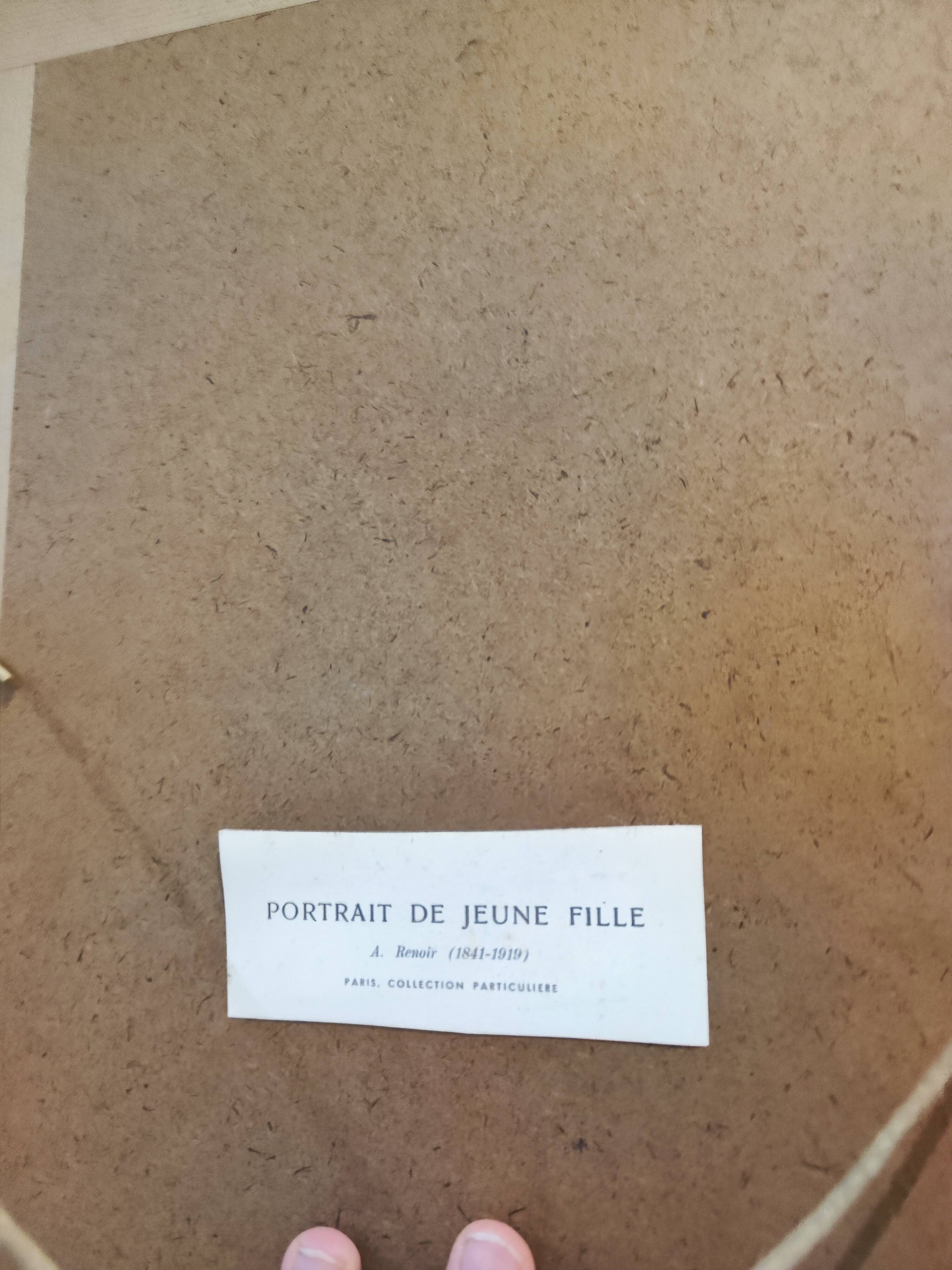 Old painting reproduction Renoir.