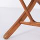 Armchair / folding chair – model JH 512 “The Fireplace Chair” – patinated oak – original cane – Hans J. Wegner – Johannes Hansen – 1950s