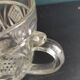 Vintage Belgian glass water jug, VSL