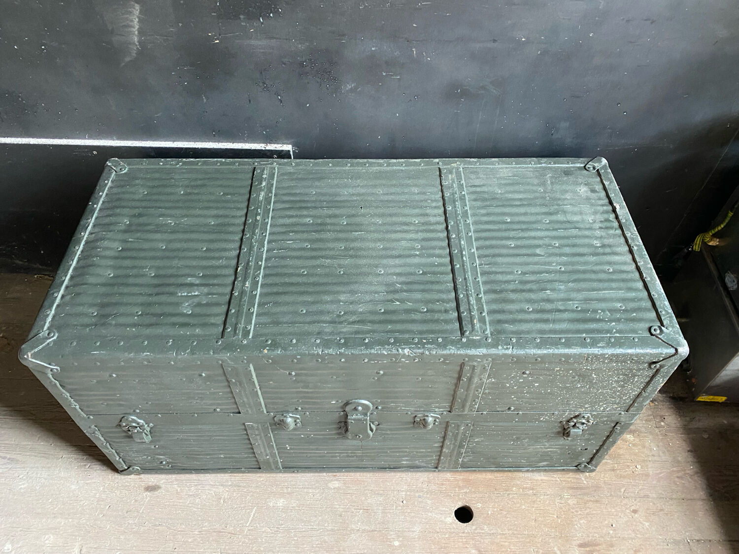 Grande malle belle époque de paquebot voyage