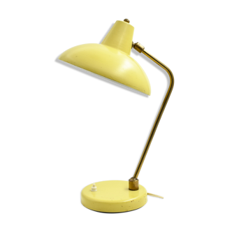 Lampe de bureau vintage jaune citron