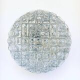 Wall lamp in glass by Erco Leuchten, 1960s