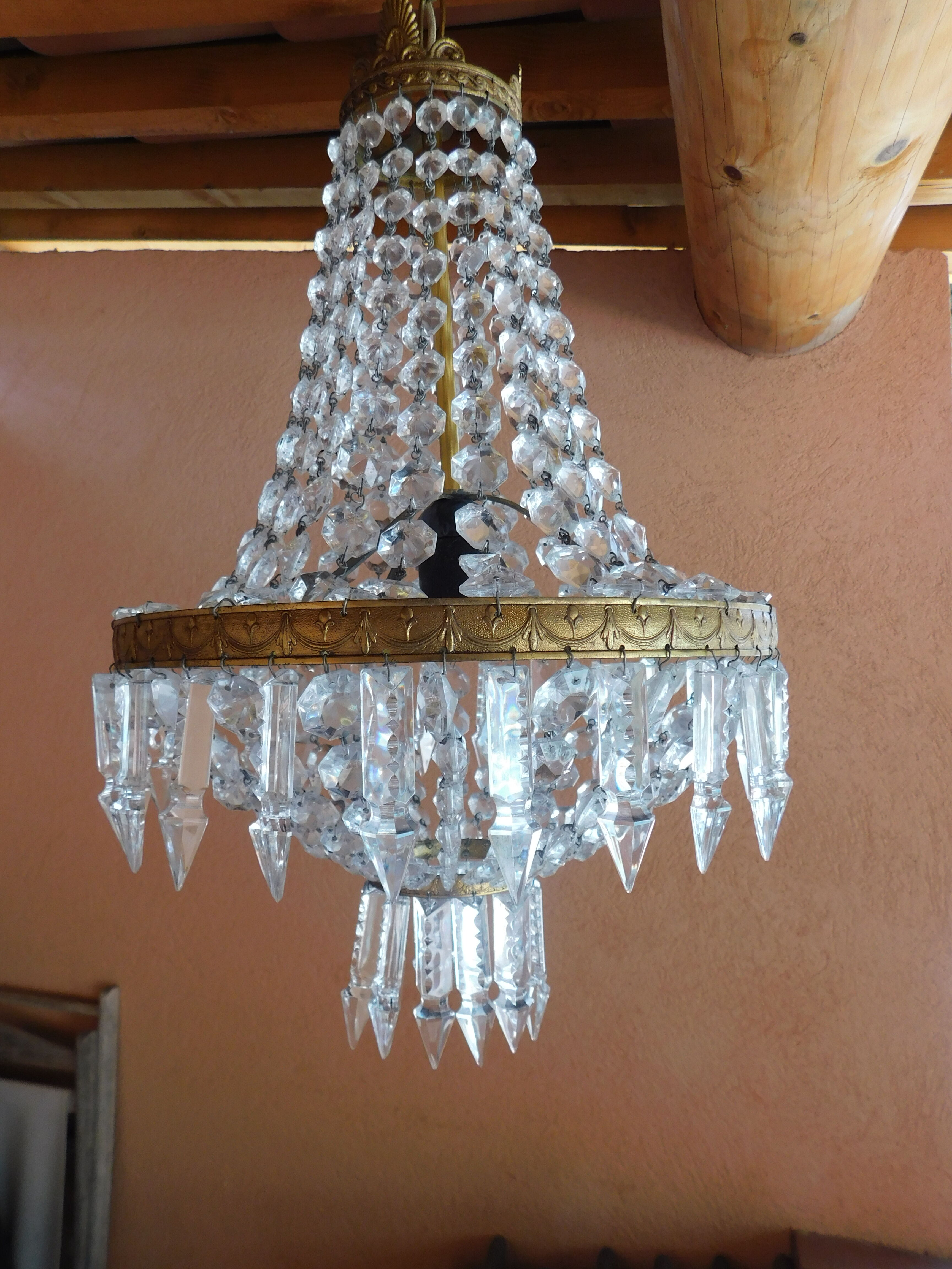 Balloon chandelier tassels ø 30 cm