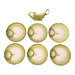 service assiettes et - poisson