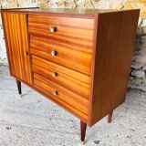 Vintage chest of drawers four drawers and 1 60s door