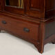 Wardrobe mahogany carved mirror new art