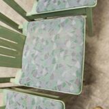 3 Baumann Argos chairs green 1990